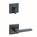 Kwikset Single Cylinder Interior Halifax Lever Trim with Square Rose New Chassis Venetian Bronze Finish 971HFLSQT-11P
